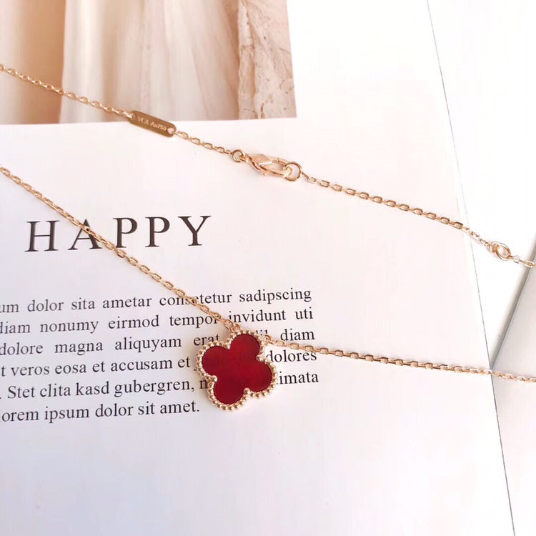 5XVA184XDE Stylish  1 flower necklace