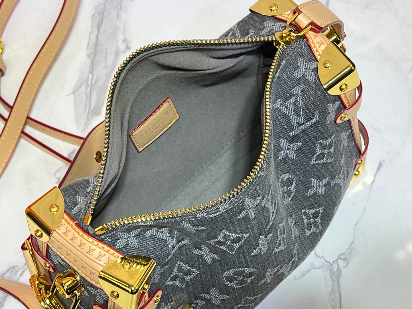 155NE20BDE Stylish canvas denim bag