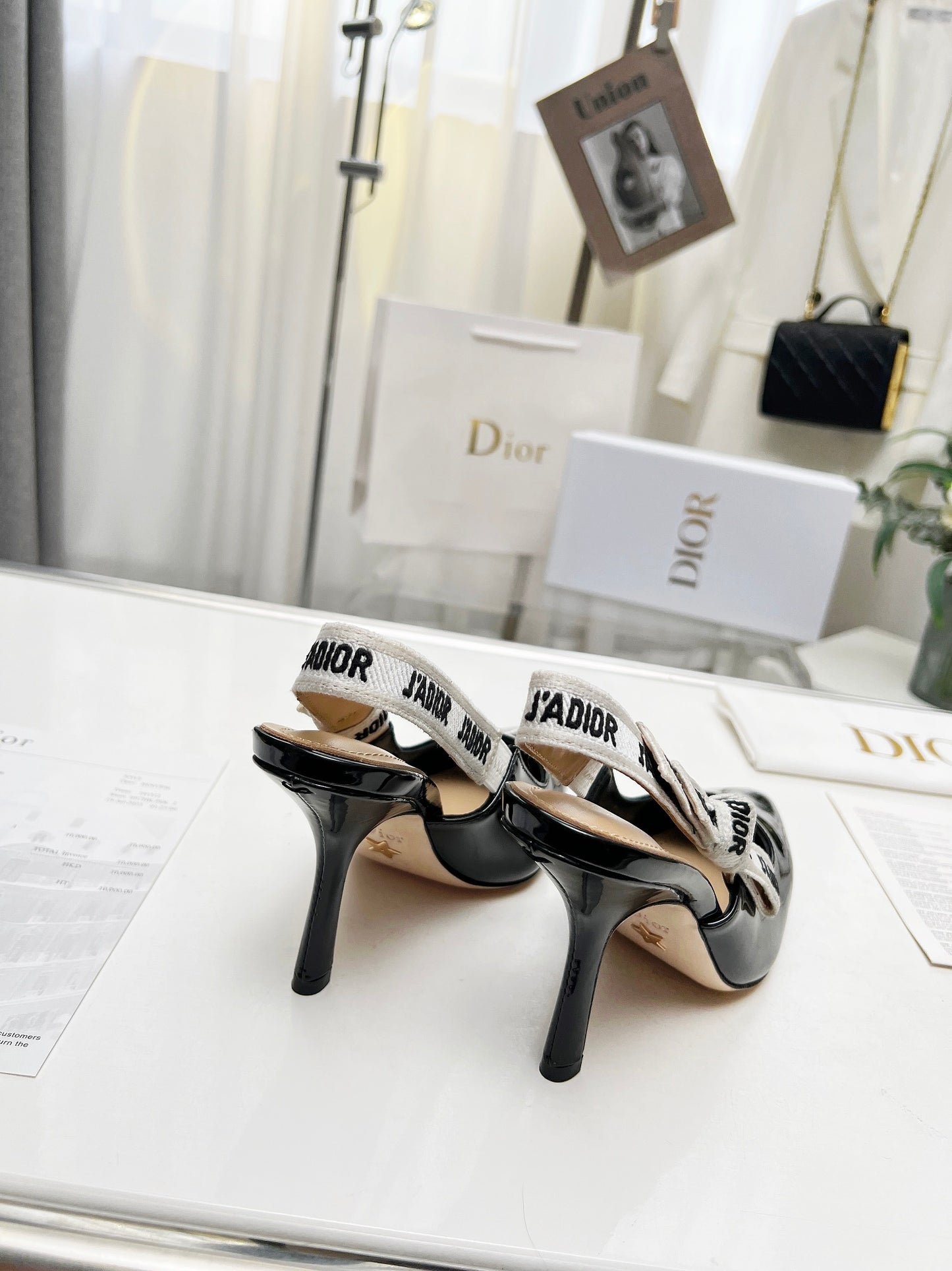 255QD44ZDE Stylish leather High heels