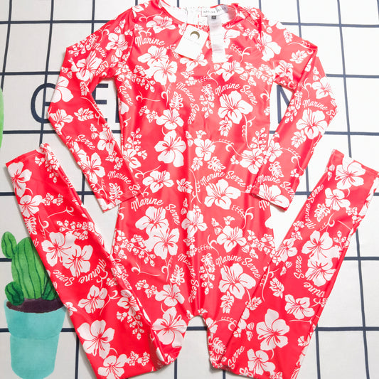 14A134YDE Stylish Long sleeve swimsuit