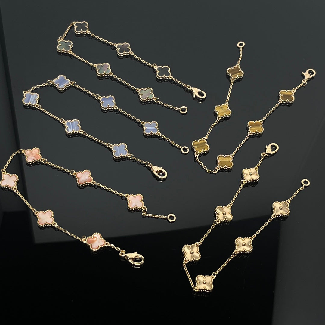 5XVA183KDE Stylishbracelets 6 flowers mini size 0.9cm flower