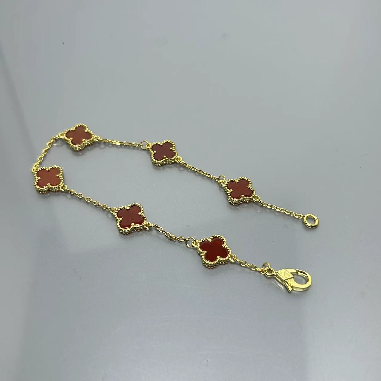 5XVA183KDE Stylishbracelets 6 flowers mini size 0.9cm flower