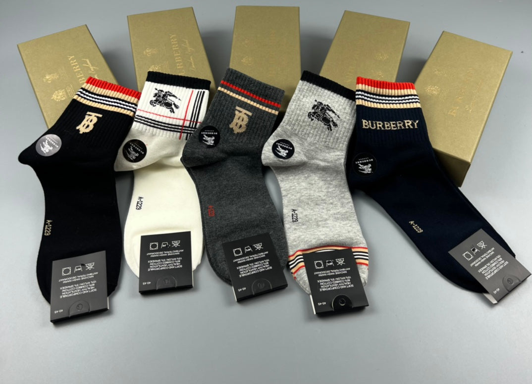 235QR12SDE Stylish socks(5 pairs )