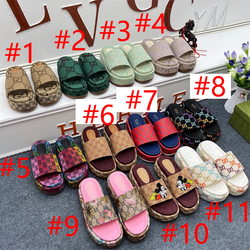 54B122ZDE Stylish slippers  Sole thickness 5.5cm