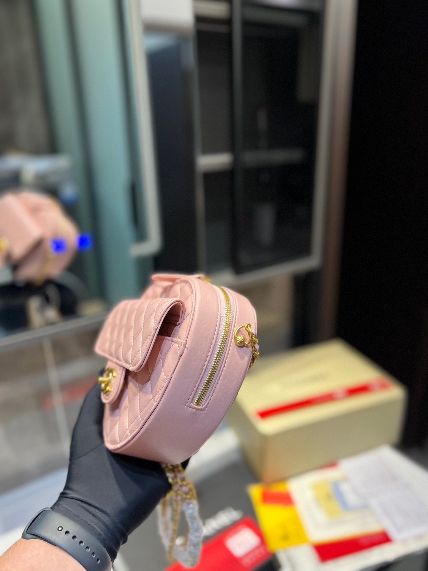 6XC195BDE Stylish leather bag 