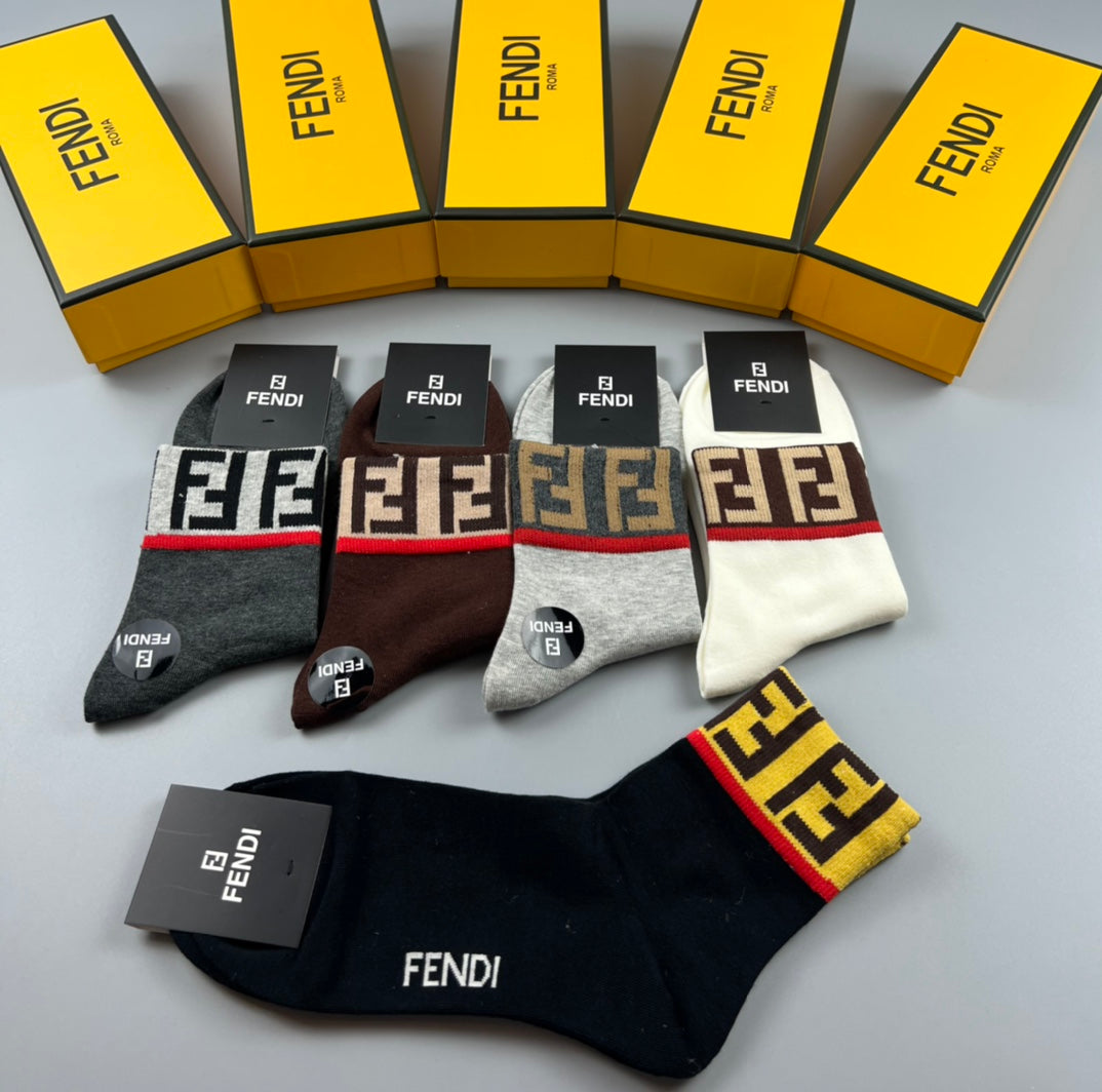 235QF65SDE Stylish socks(5 pairs )