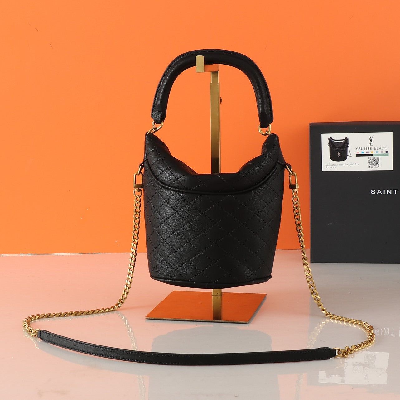 1XSL77BDE Stylish leather bag