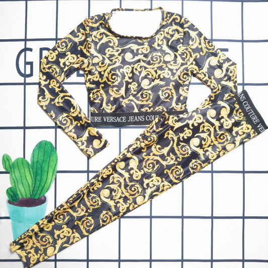 14A144YDE Stylish Long sleeve swimsuit