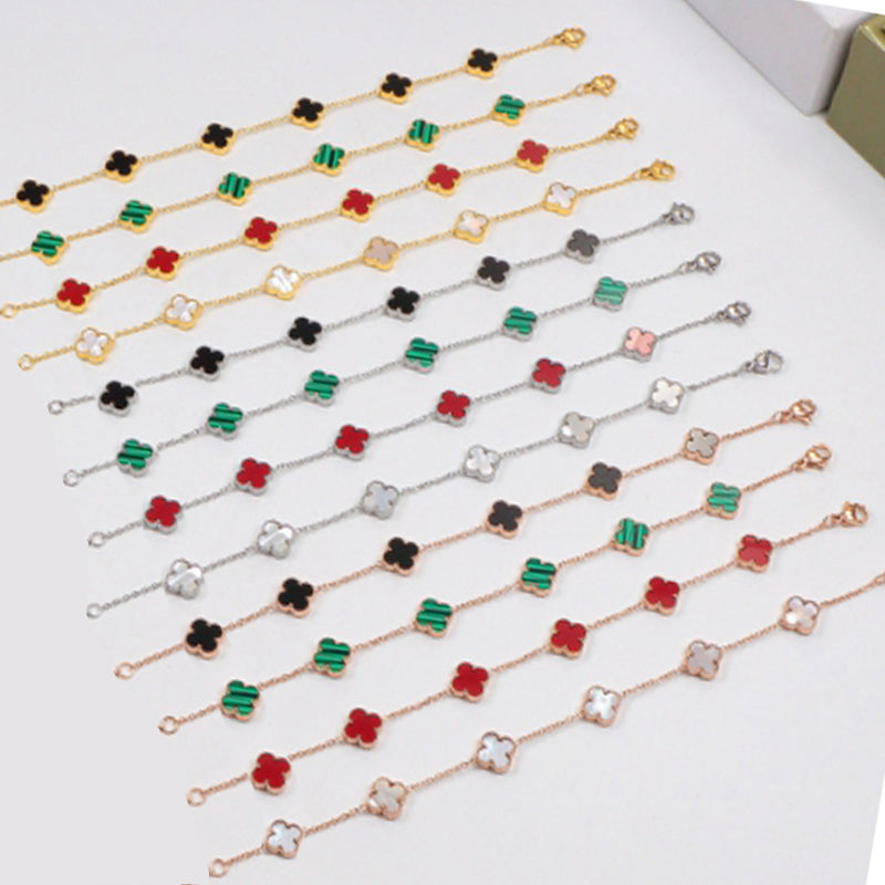 5XVA183KDE Stylishbracelets 6 flowers mini size 0.9cm flower