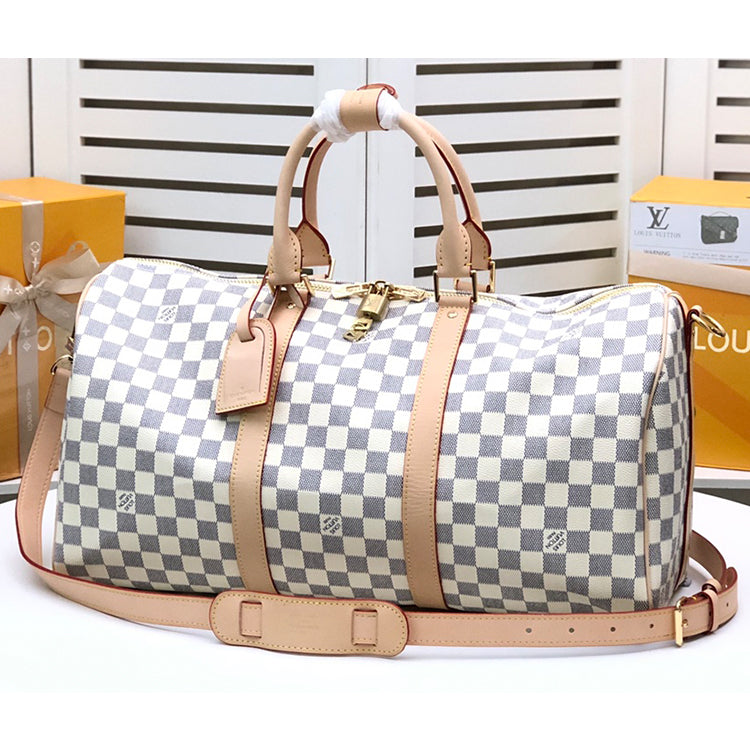 E30BDE Stylish leather luggage bag