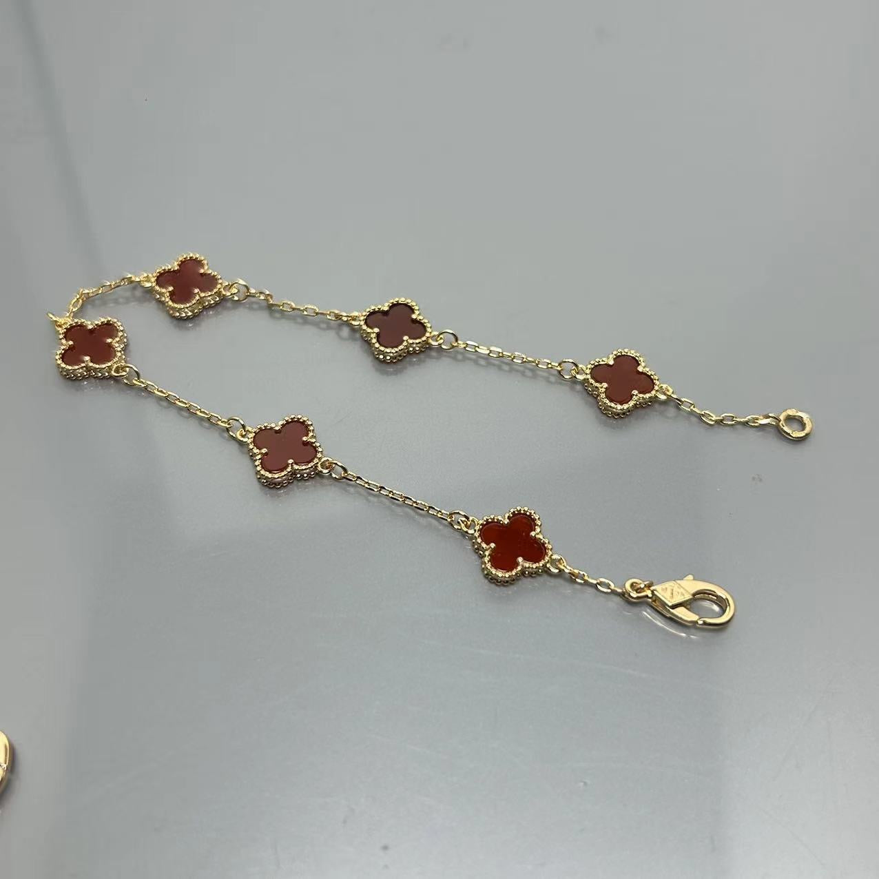 5XVA183KDE Stylishbracelets 6 flowers mini size 0.9cm flower