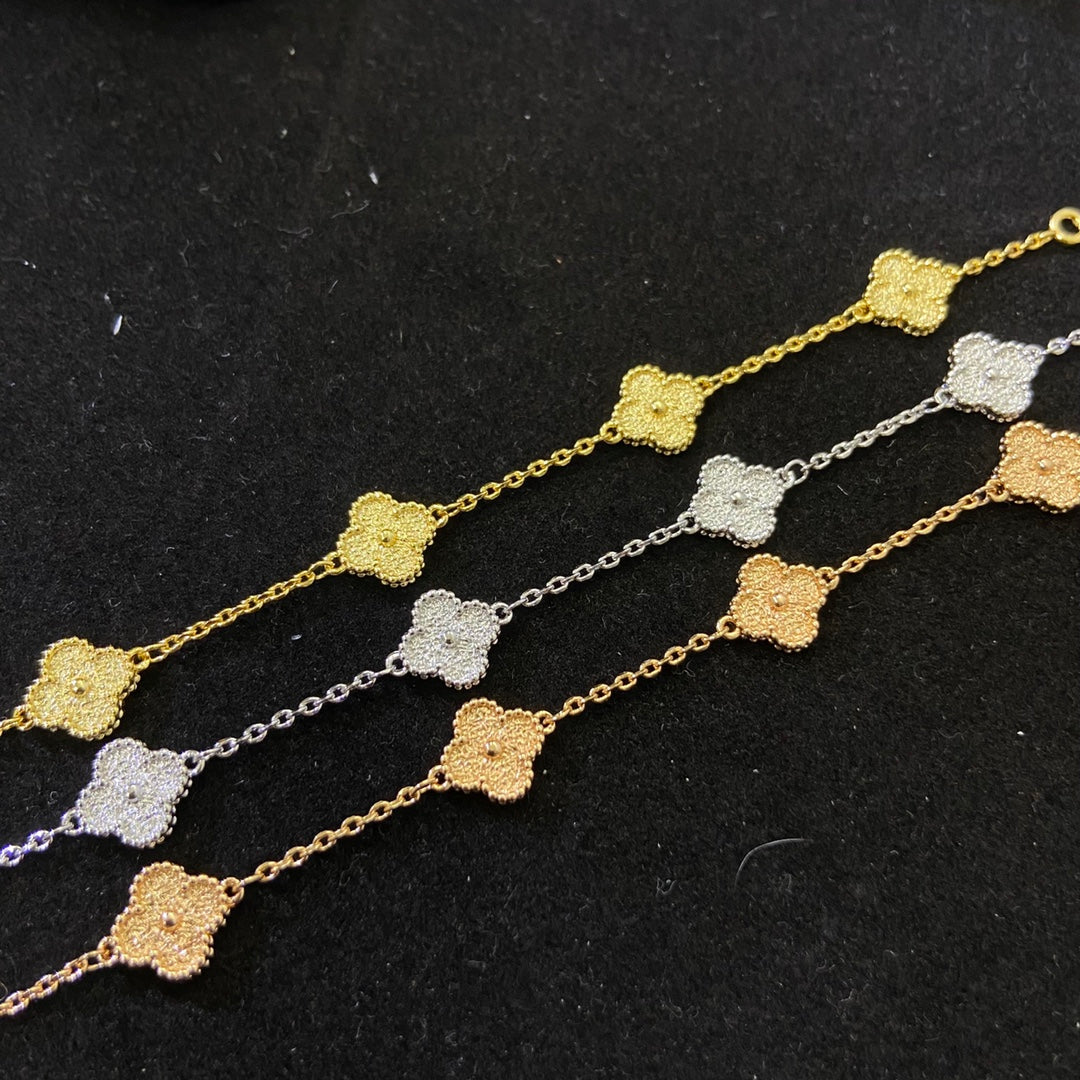 5XVA183KDE Stylishbracelets 6 flowers mini size 0.9cm flower