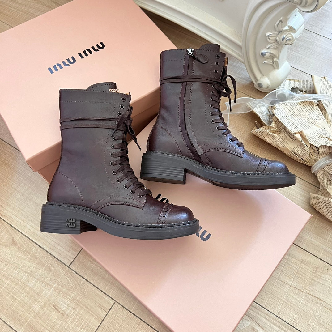 1XA60ZDE Stylish leather  boots