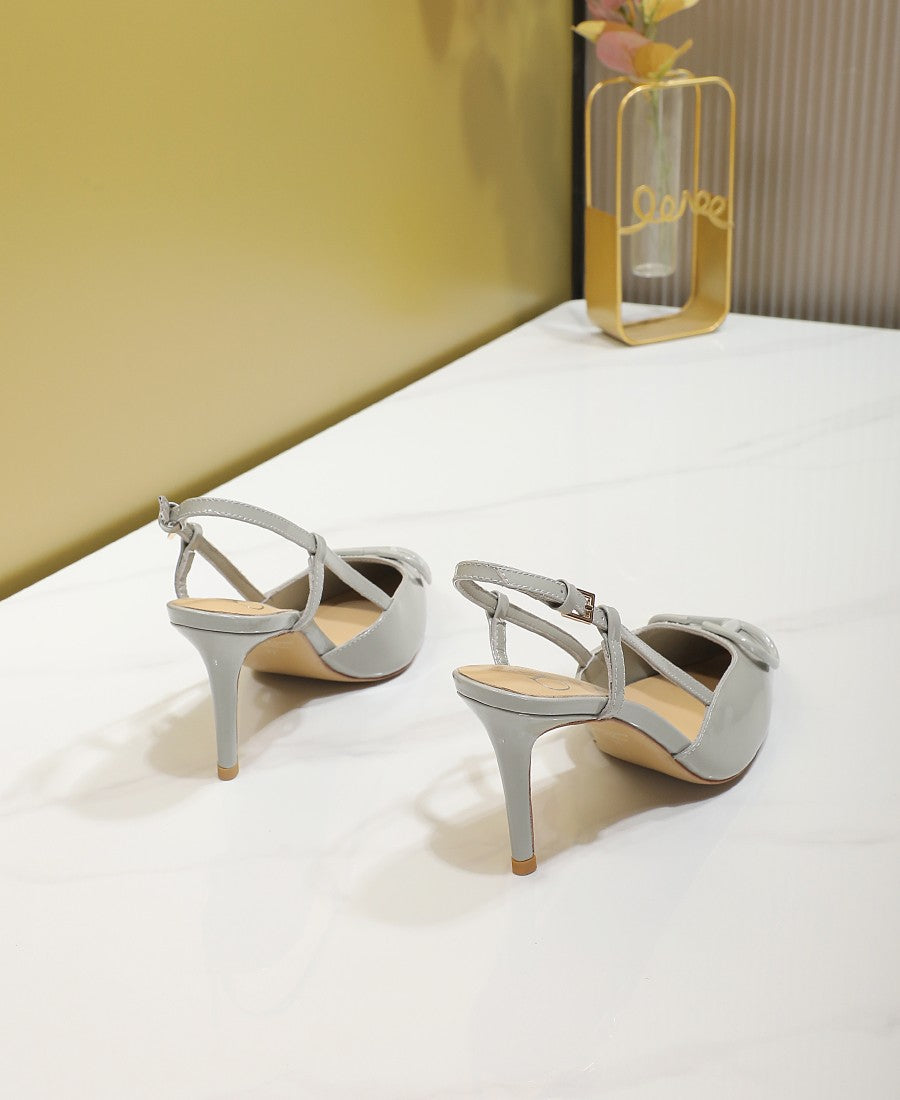 245RVL21ZDE Stylish leather  High heels