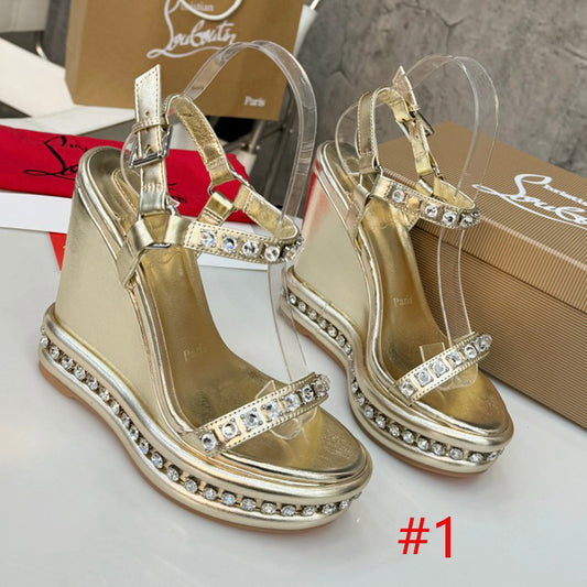 J4A6ZDE Stylish leather High heels 12cm heel