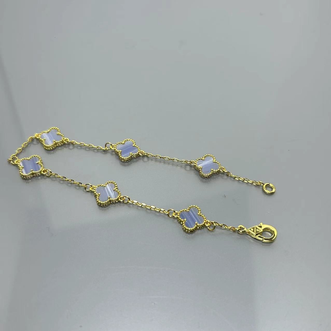 5XVA183KDE Stylishbracelets 6 flowers mini size 0.9cm flower