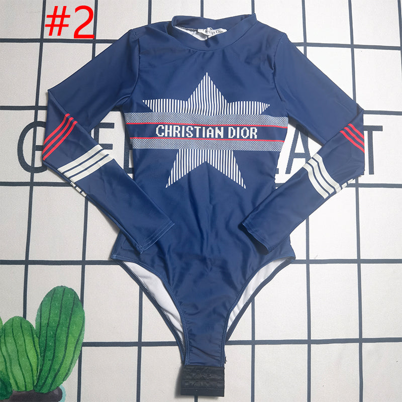 14D23YDE Stylish Long sleeve swimsuit