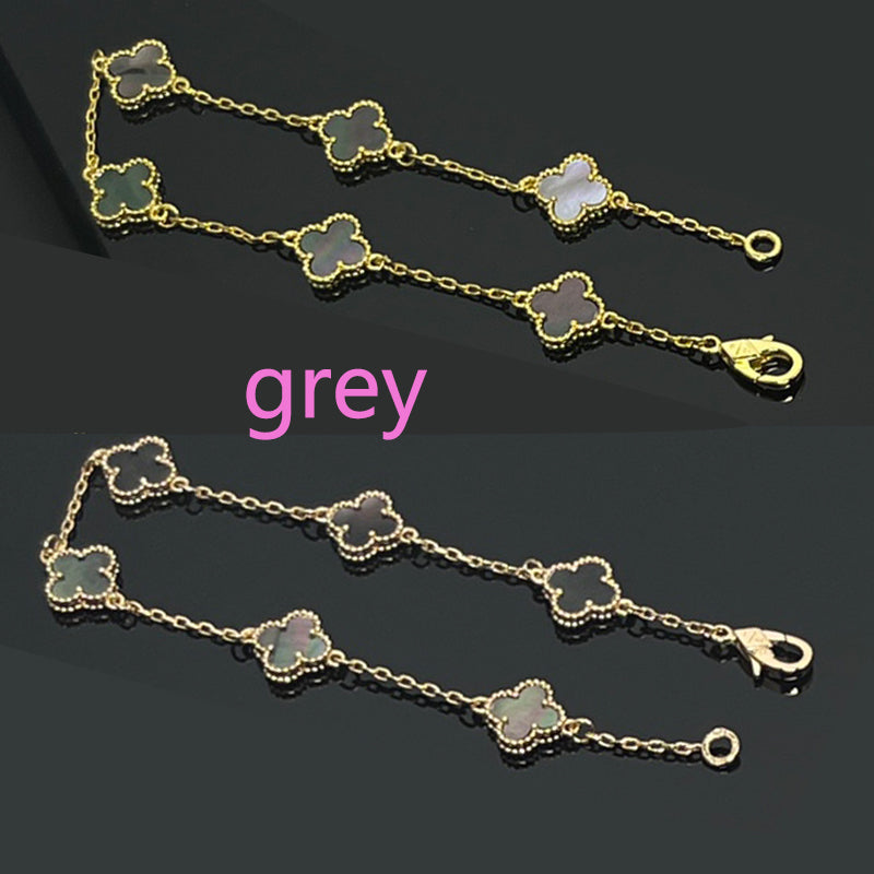 5XVA183KDE Stylishbracelets 6 flowers mini size 0.9cm flower