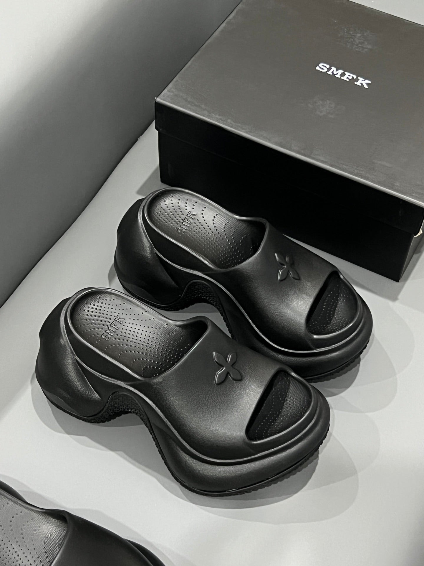 14A14ZDE Stylish slippers  Heel height 7.5cm 9.5cm