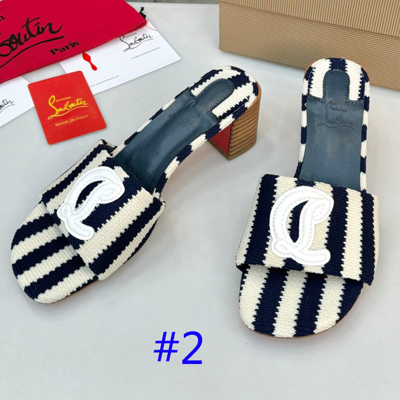 JXA9ZDE Stylish leather + knitted heels