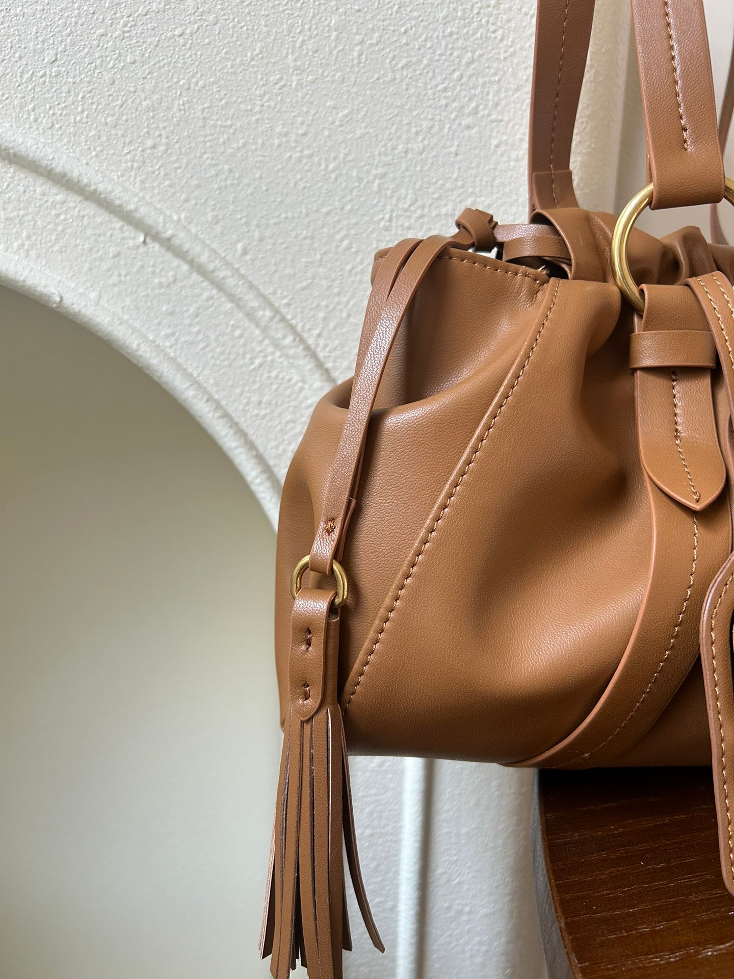 1WA79BDE Stylish leather bag