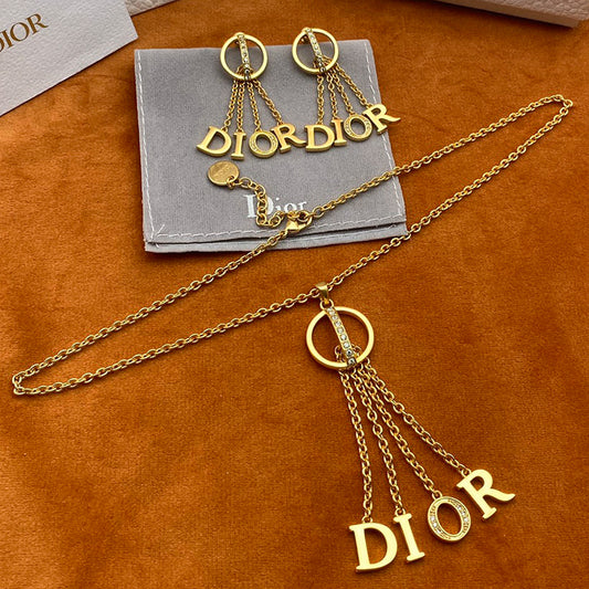 14D255XDE Stylish Rings Earring Necklaces
