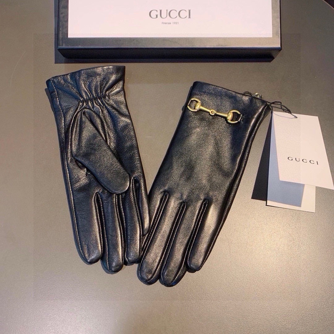 14B27SDE Stylish sheepskin gloves