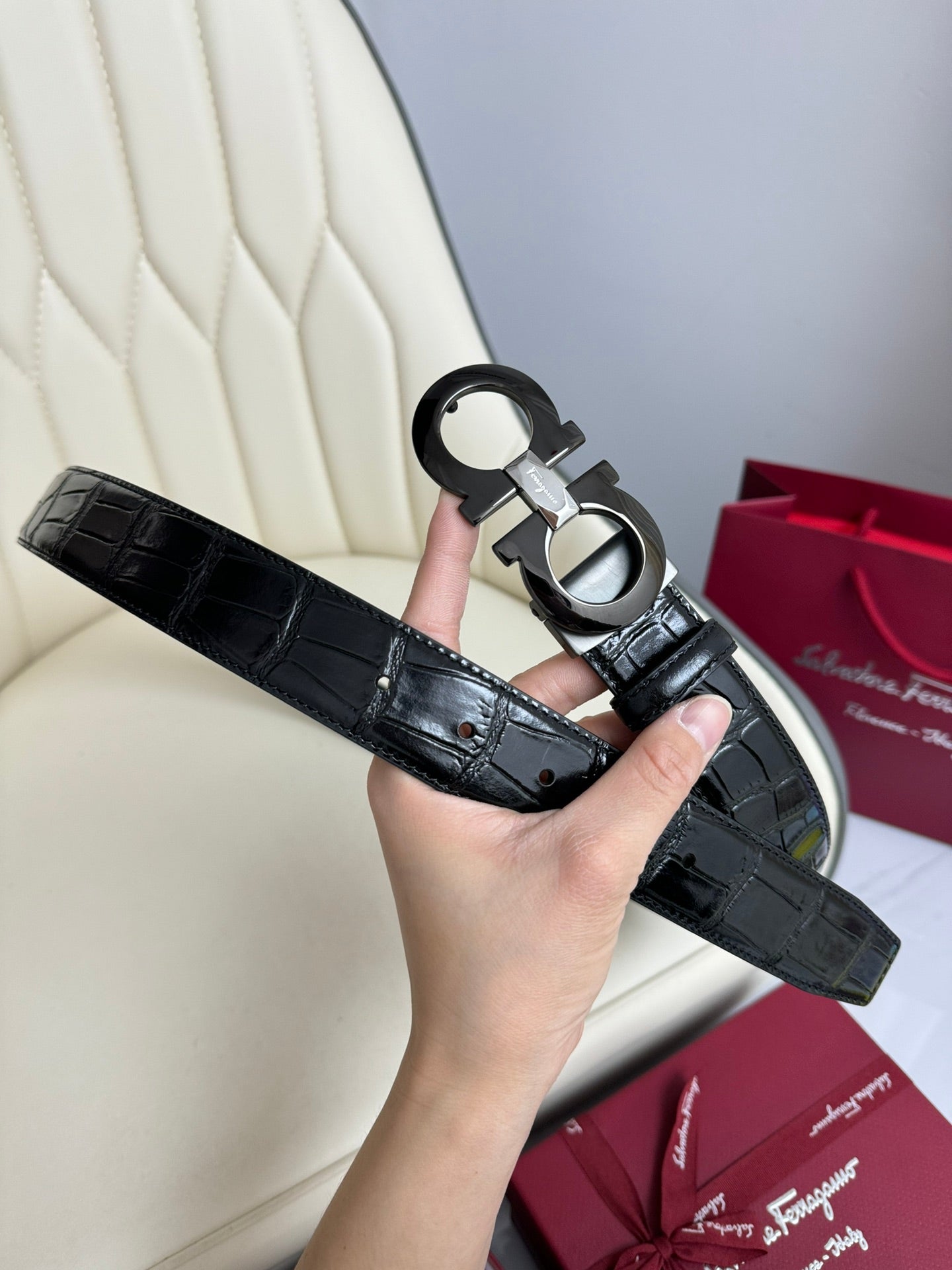 1WA167PDE Stylish  High quality belt With full package