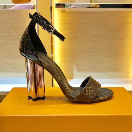 245RE30ZDE Stylish leather High heels