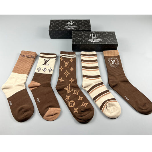 235XE1SDE Stylish socks(5 pairs )
