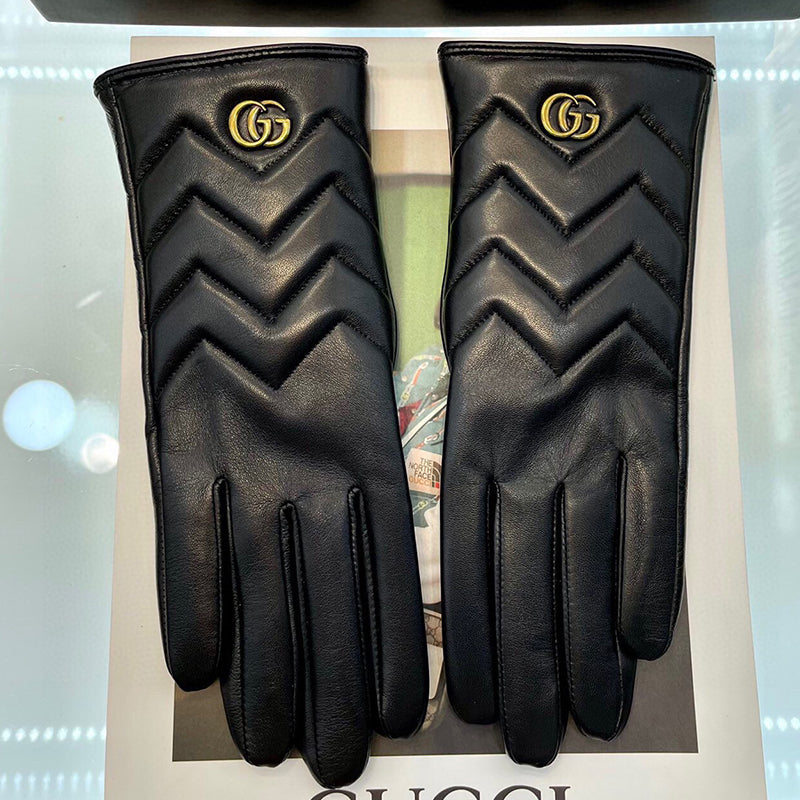 14B28SDE Stylish sheepskin gloves