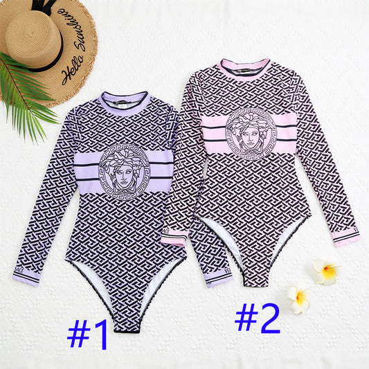 14V103YDE Stylish Long sleeve swimsuit