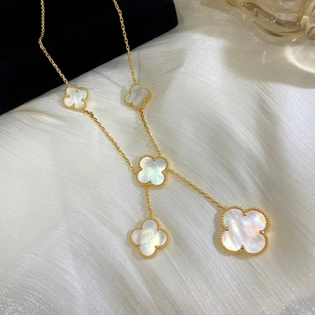 5XVA182KDE Stylish  6 flowers necklaces