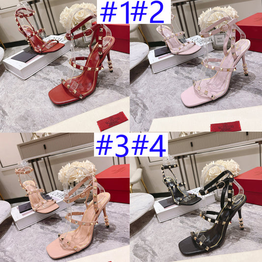 255QVL56ZDE Stylish  leather High heels