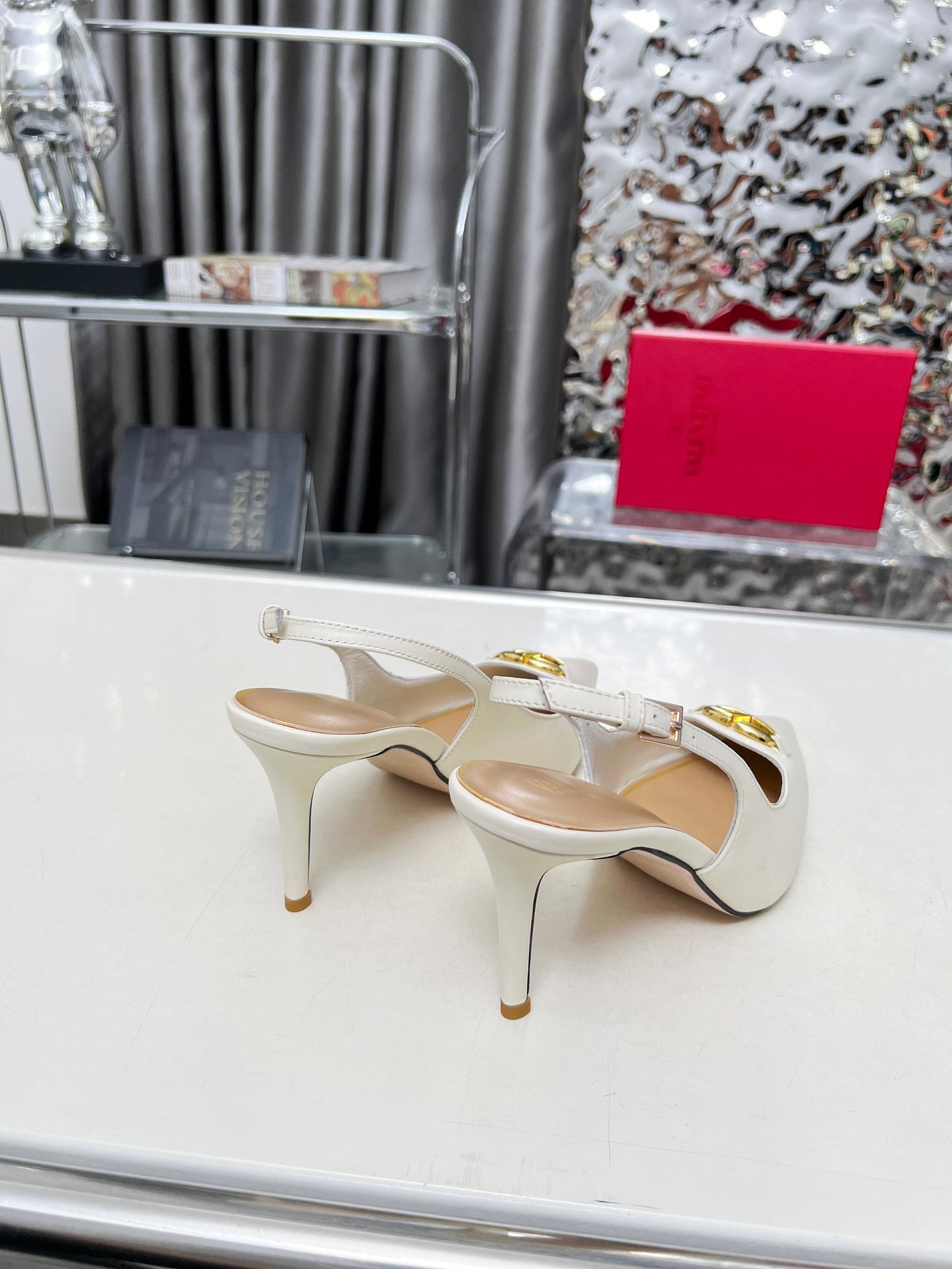 245RVL17ZUEDE Stylish leather  High heels
