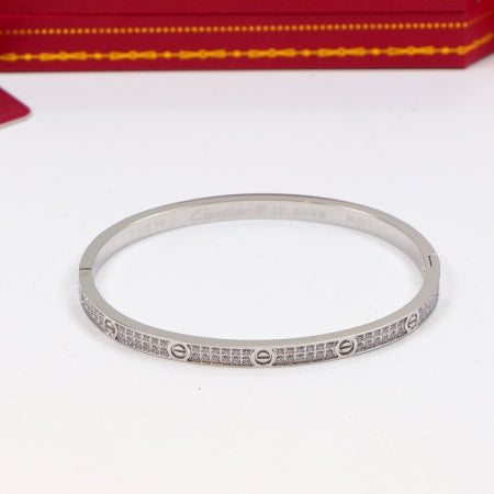 PK2KDE Stylish 2-row diamond bracelet