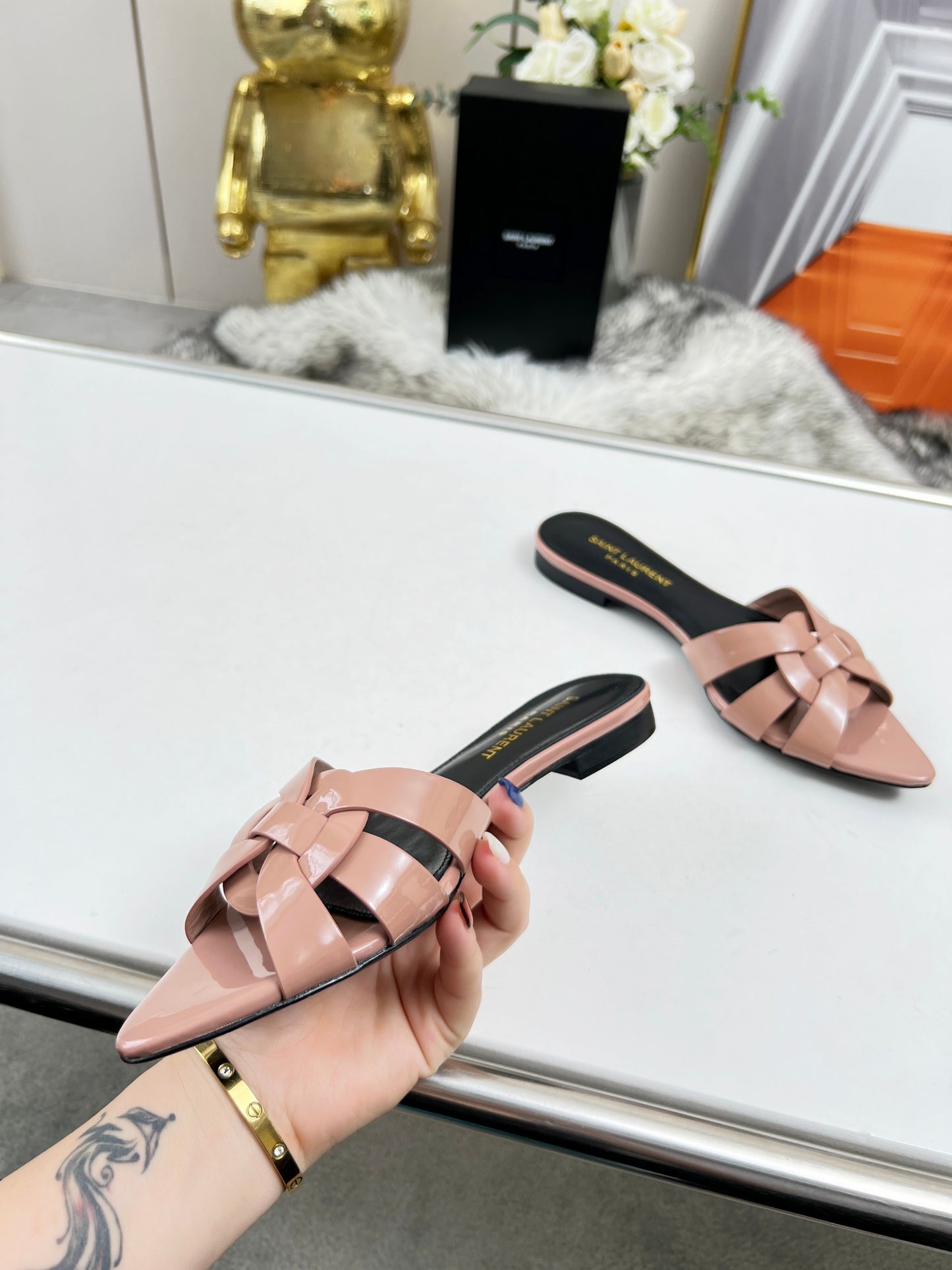 285ZSL36ZDE Stylish leather Shoes