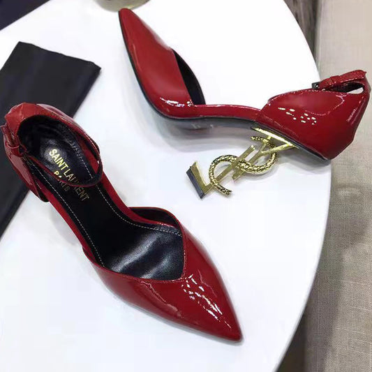 2XSL159ZDE Stylish leather high heels（patent leather）