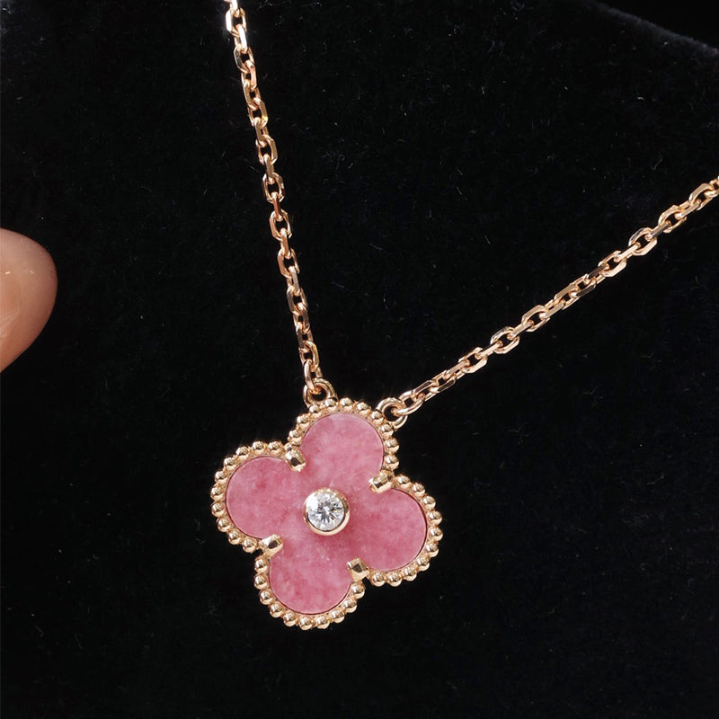 5XVA186XDE Stylish  1 flower necklace and ring
