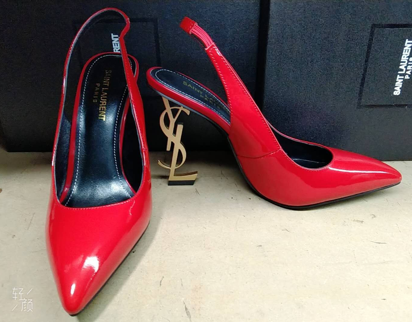 2XSL154ZDE Stylish leather high heels(10.5cm)