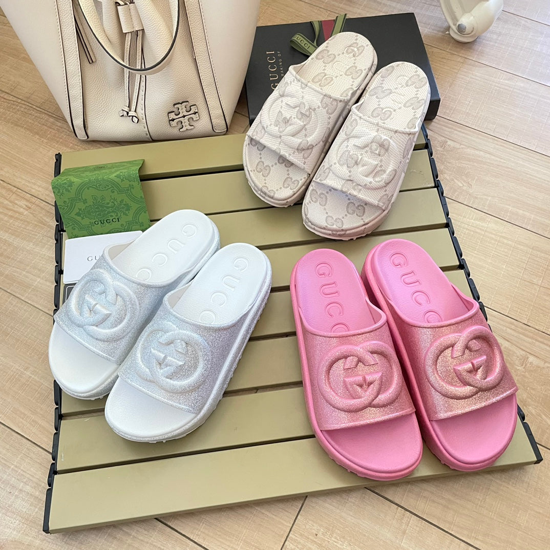 14B204ZDE Stylish Slippers Inner heightening insole 5cm