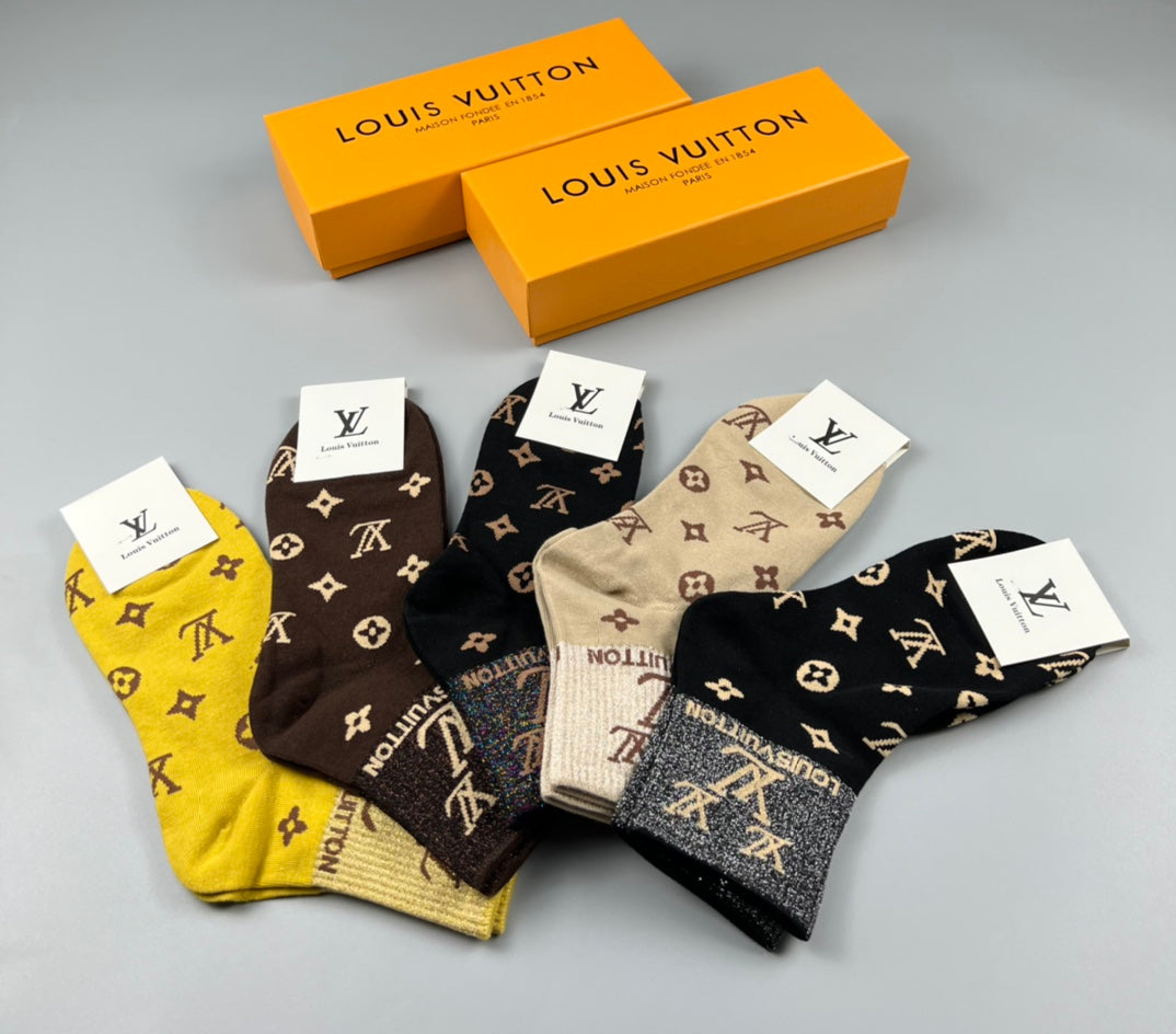 235QE9SDE Stylish socks(5 pairs )