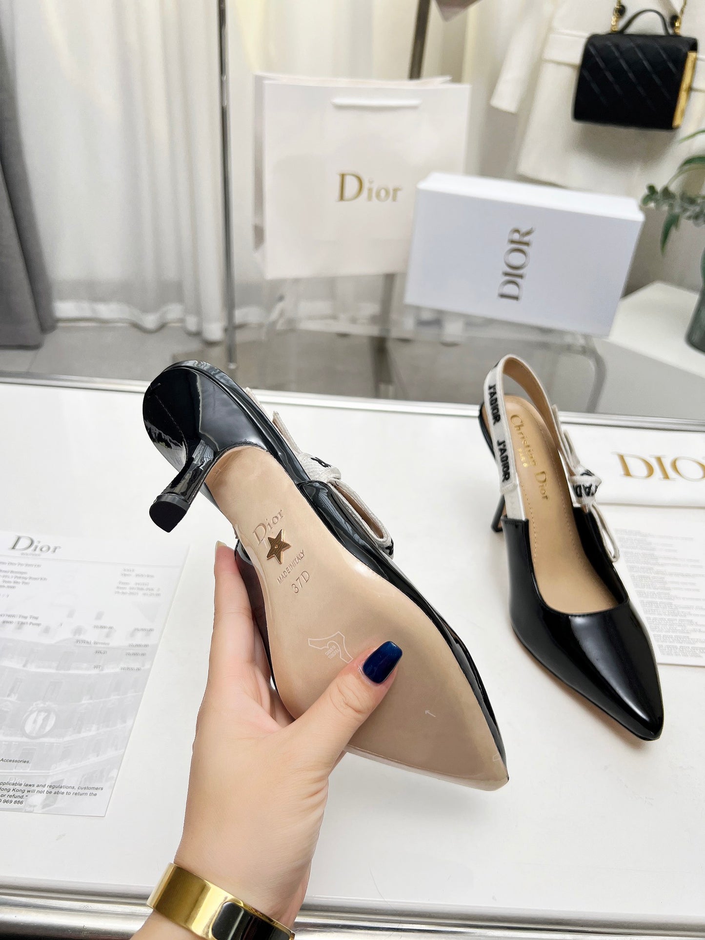 255QD44ZDE Stylish leather High heels