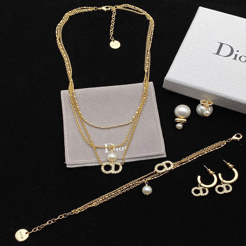 1ND218XDE Stylish  Necklaces  Bracelet Earrings