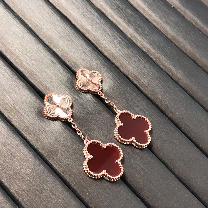 5XVA190KDE Stylish 6 flowers bracelets+2 flowers earrings