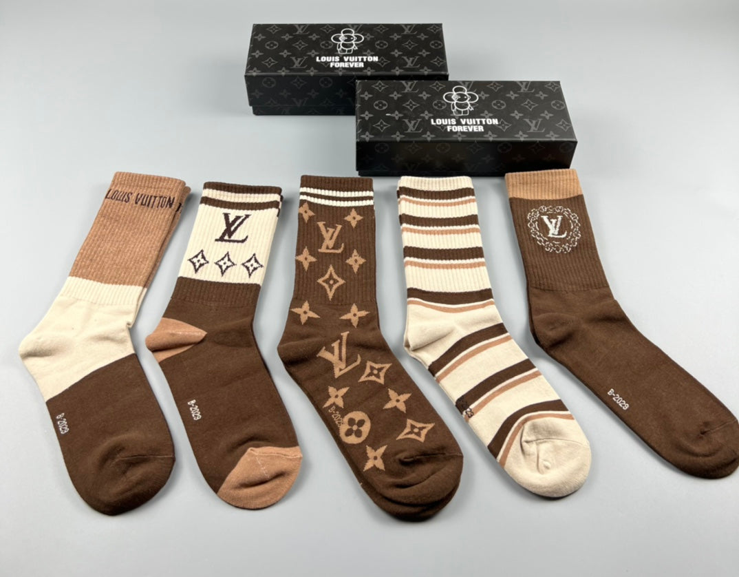 235XE1SDE Stylish socks(5 pairs )