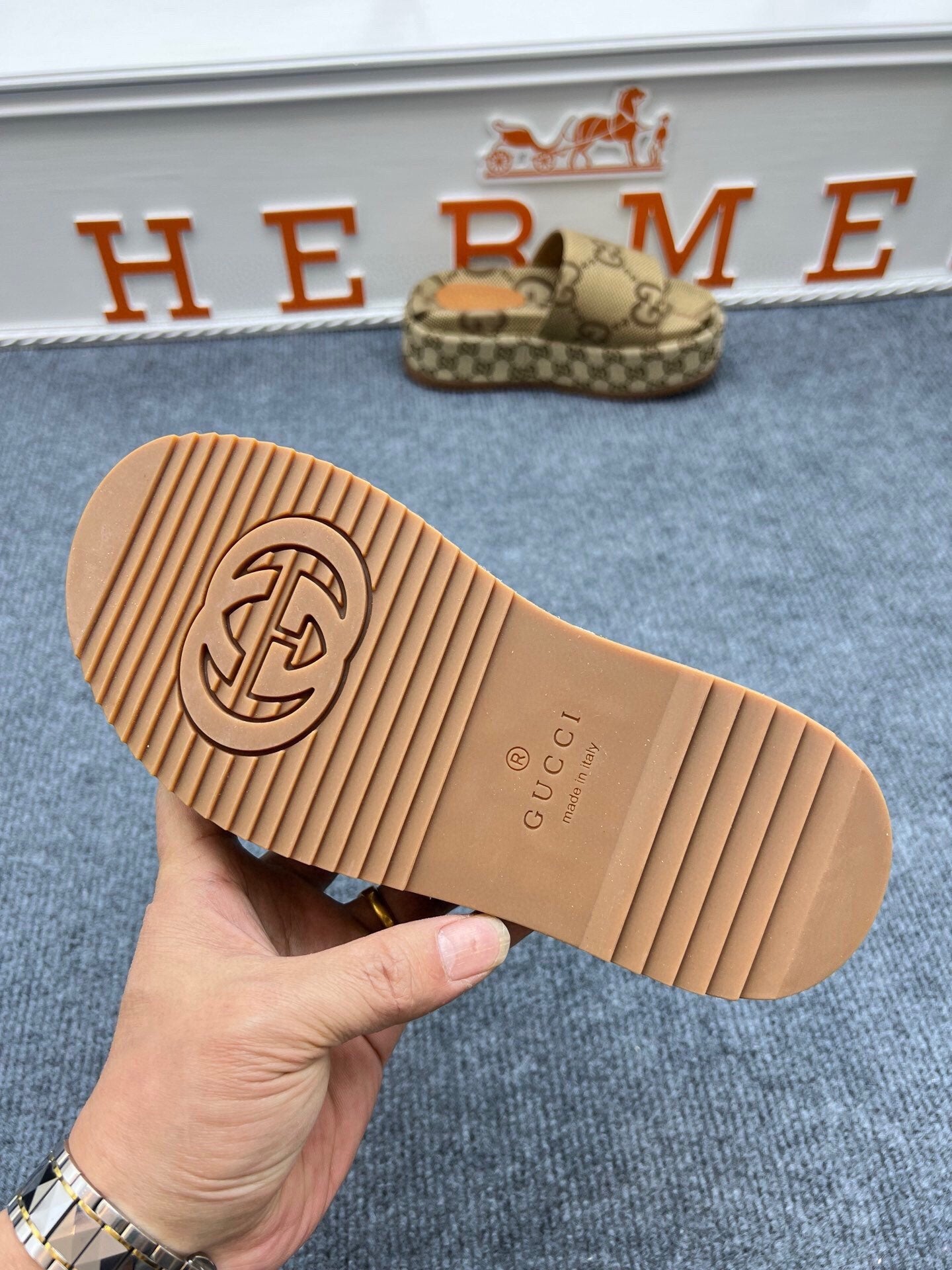 54B122ZDE Stylish slippers  Sole thickness 5.5cm