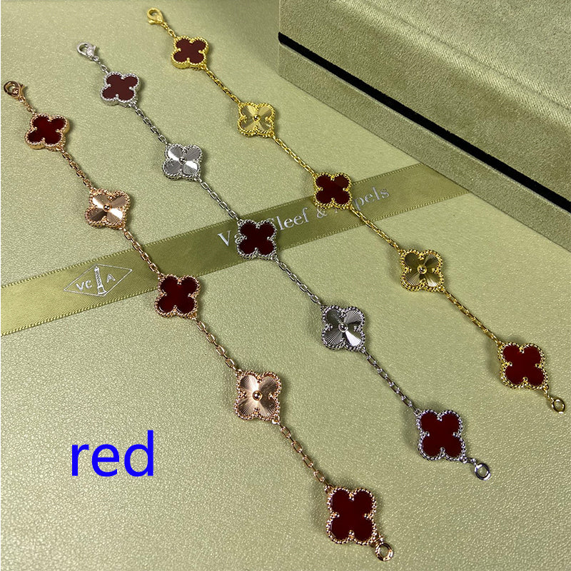 5XVA181KDE Stylish bracelets  5 flowers normal size1.5cm flower