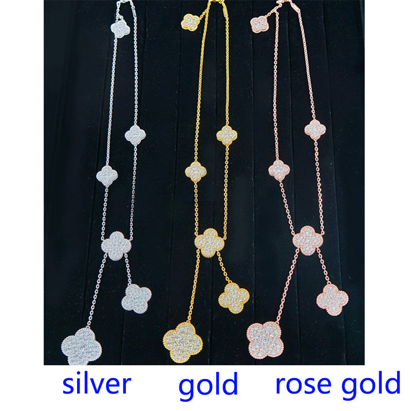 5XVA182KDE Stylish  6 flowers necklaces