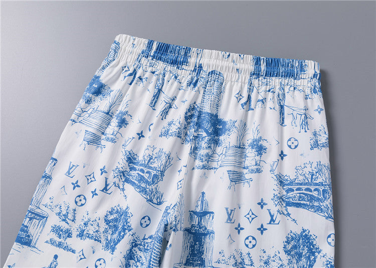 135WE107UDE Stylish shirt and shorts set